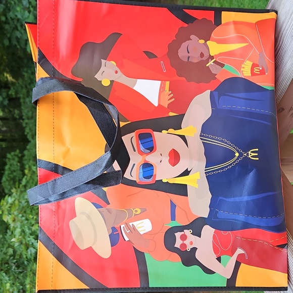 McDonald  Bold Multicolor Women's Plastic Tote 2025 Essence Festival New Orleans - Picture 1 of 17